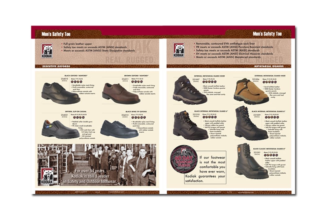 Kodiak Footwear Product Catalog