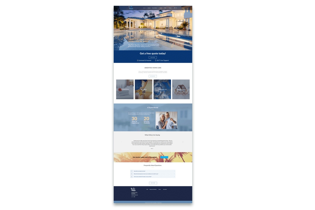 AHC Website Design